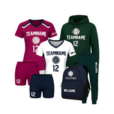 Custom VolleyBall Team Package - VBT1 complete custom volleyball team package on white background