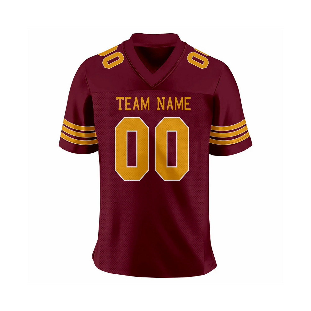 Versus Sportz Custom Football Jersey FB2 full product view on white background
