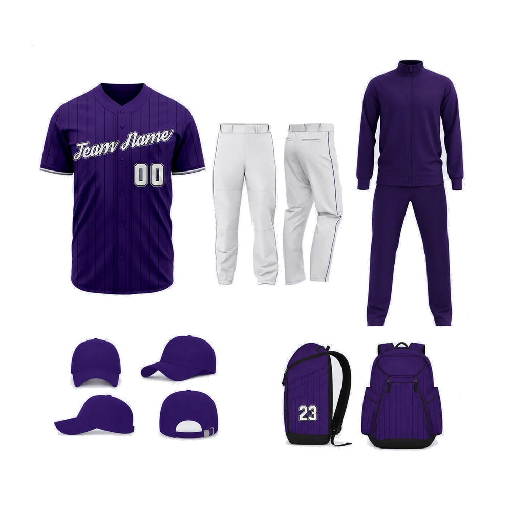 Custom Baseball Team Package - BST2 complete custom baseball team package on white background