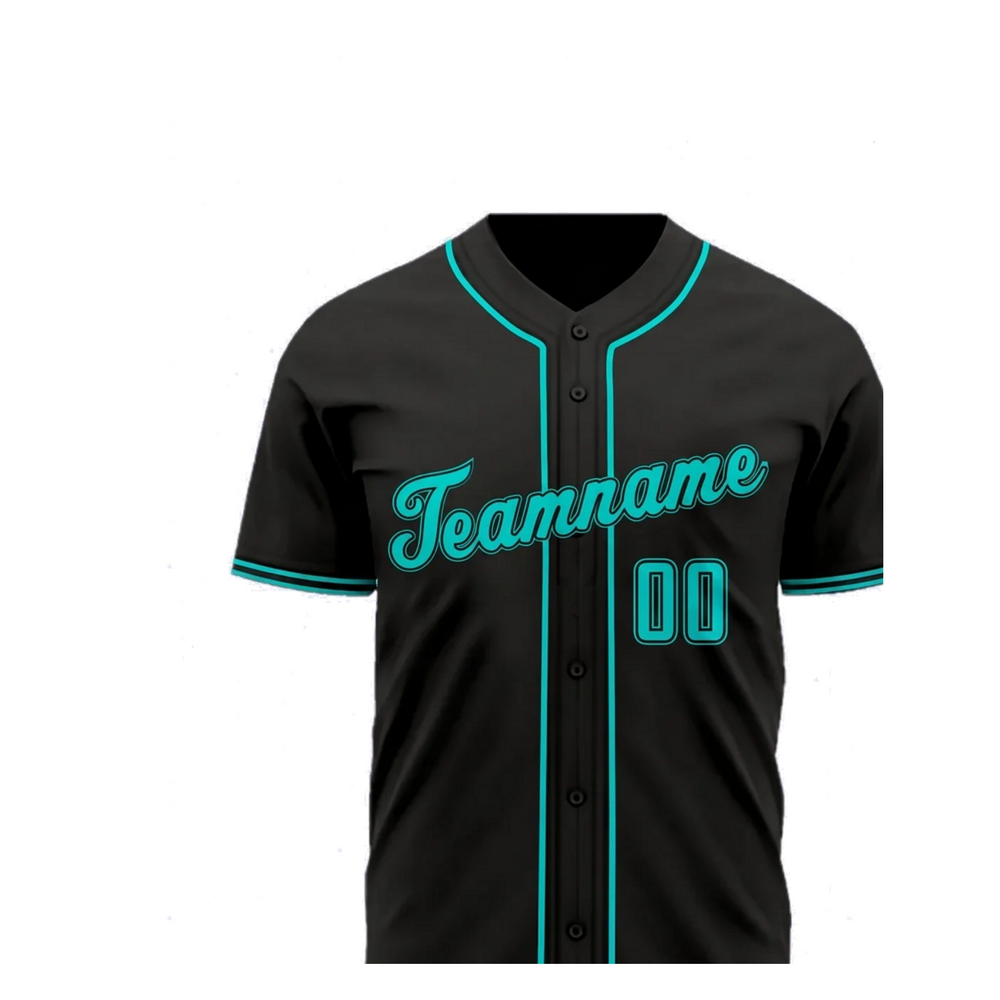 Custom Baseball Team Package - BST1 close-up of primary baseball jersey and team details