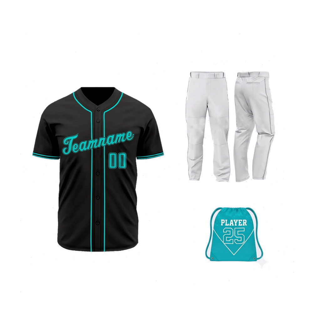Custom Baseball Team Package - BST1 complete custom baseball team package on white background