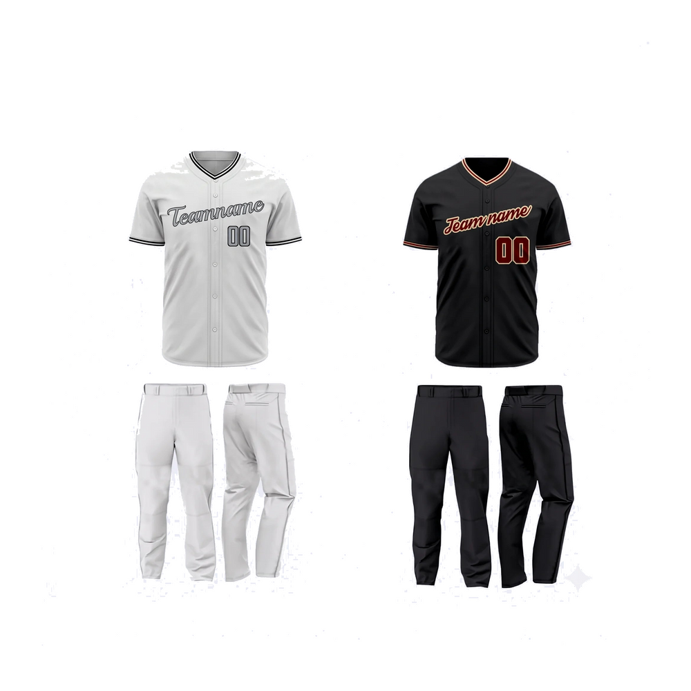 Custom Baseball Team Package - BST3 complete custom baseball team package on white background