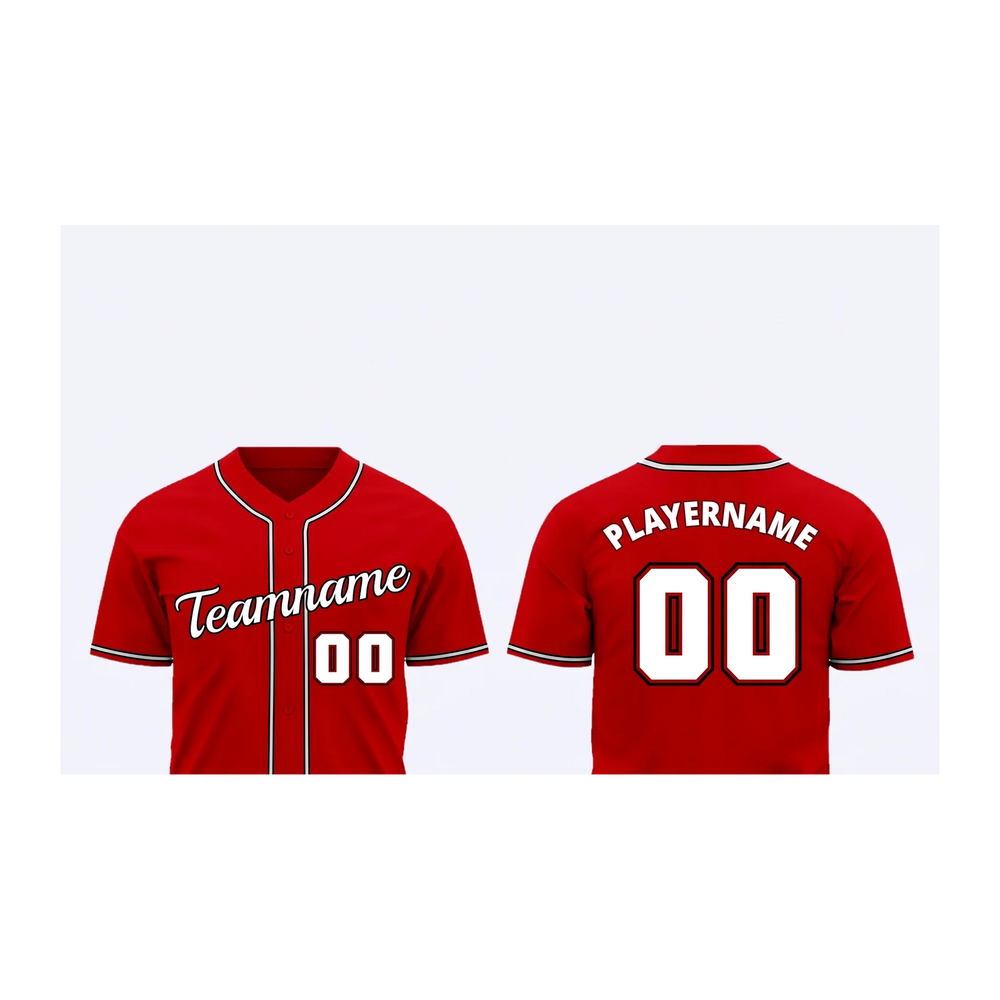 Custom Softball Team Package - SFT6 close-up of primary softball jersey, lettering, and package details