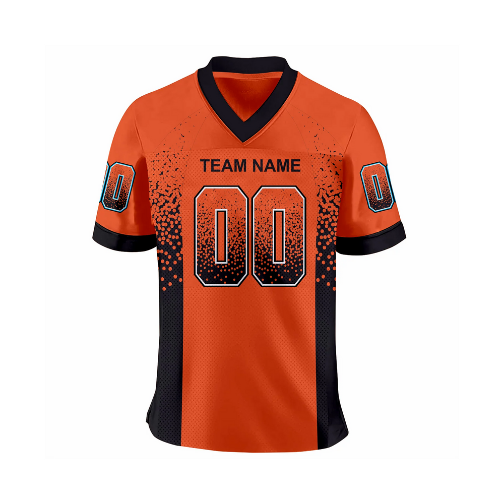 Versus Sportz Custom Football Jersey FB5 full product view on white background