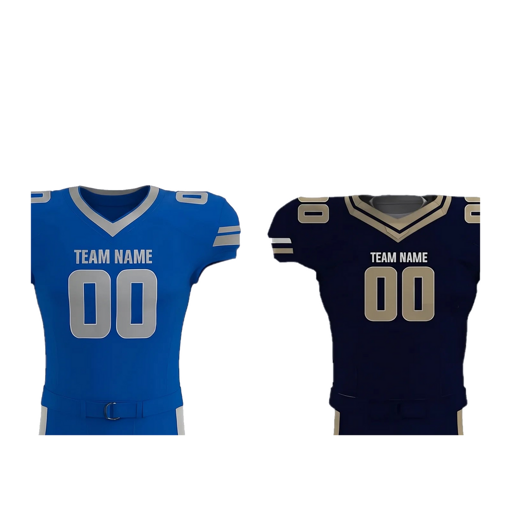 Custom Football Team Package FBT1 close-up of primary uniform and package details