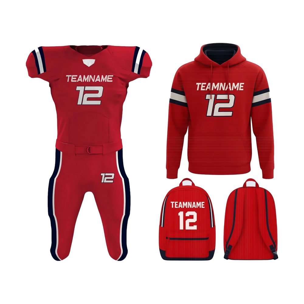 Custom Football Team Package FBT3 complete package on white background