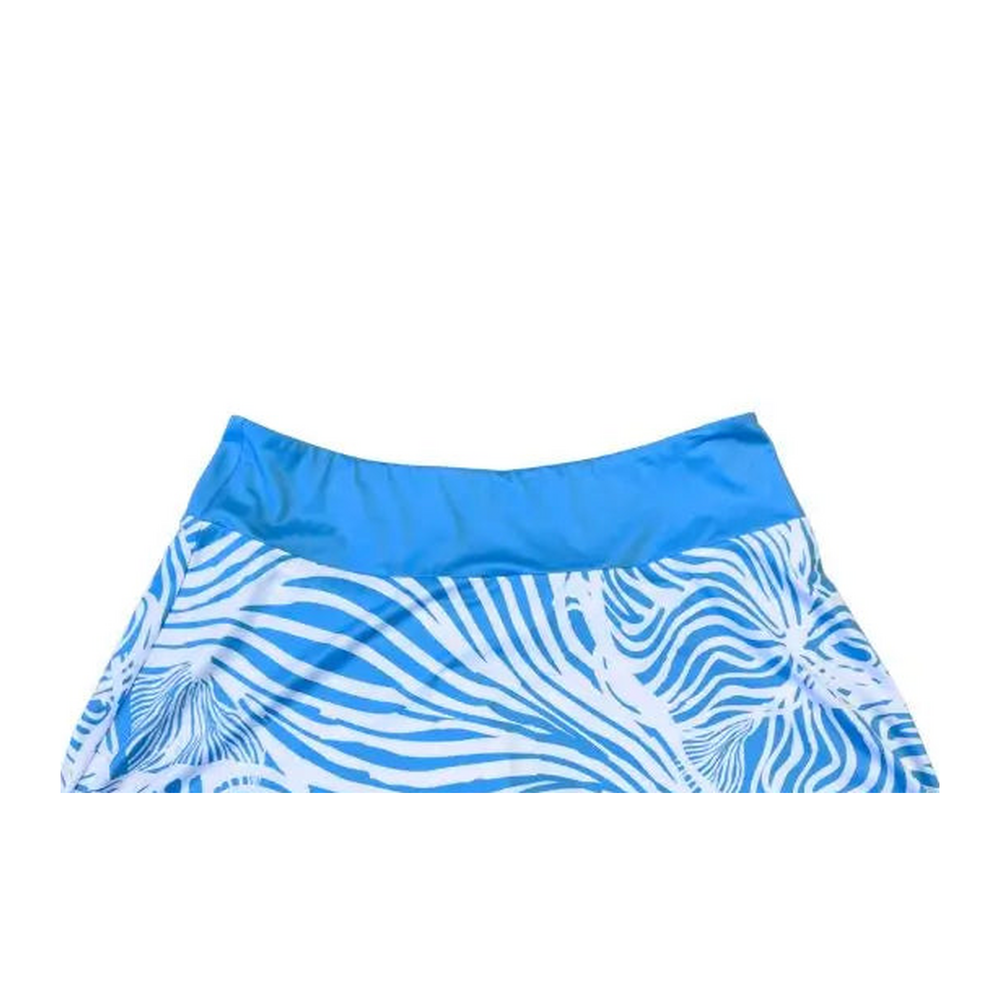 Versus Sportz Custom Golf Skirt GS03 close-up showing waistband, pleats, pocket, and fabric detail on white background