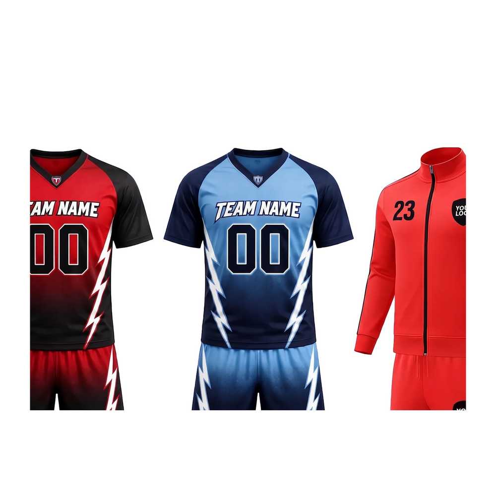Custom Lacrosse Team Package LCT4 close-up of primary uniform, graphics, and package details