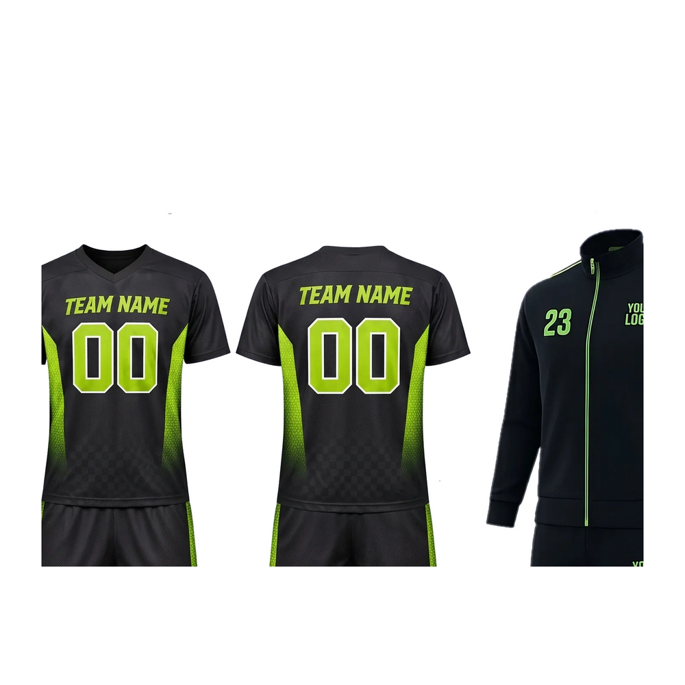 Custom Lacrosse Team Package LCT5 close-up of primary uniform, graphics, and package details