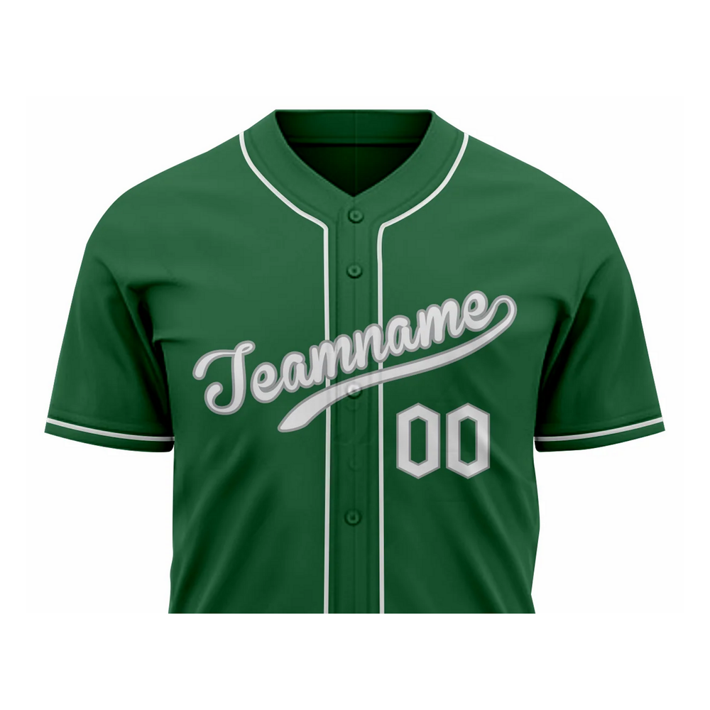 Versus Sportz Custom Baseball Jersey- BB6 close-up showing collar logo buttons and fabric detail