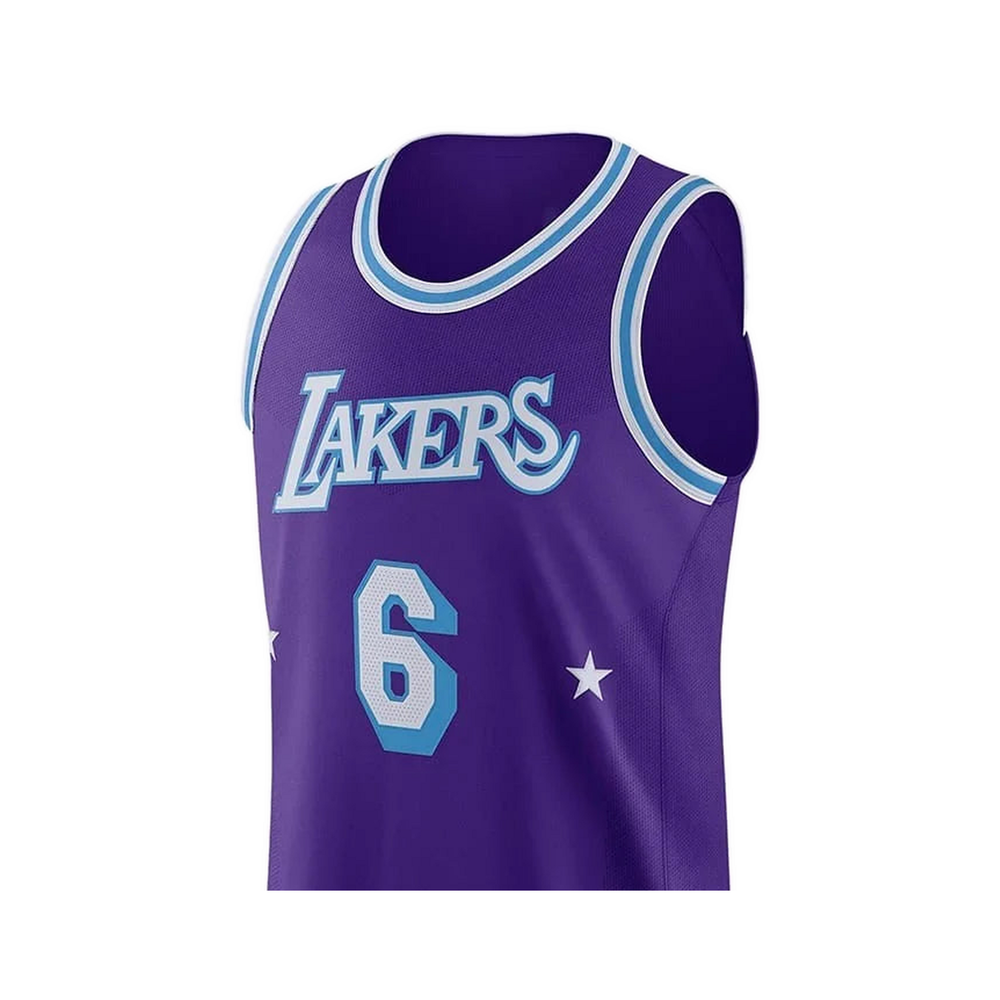 Versus Sportz Custom Basketball Jersey- BSK7 close-up showing collar logo and fabric detail