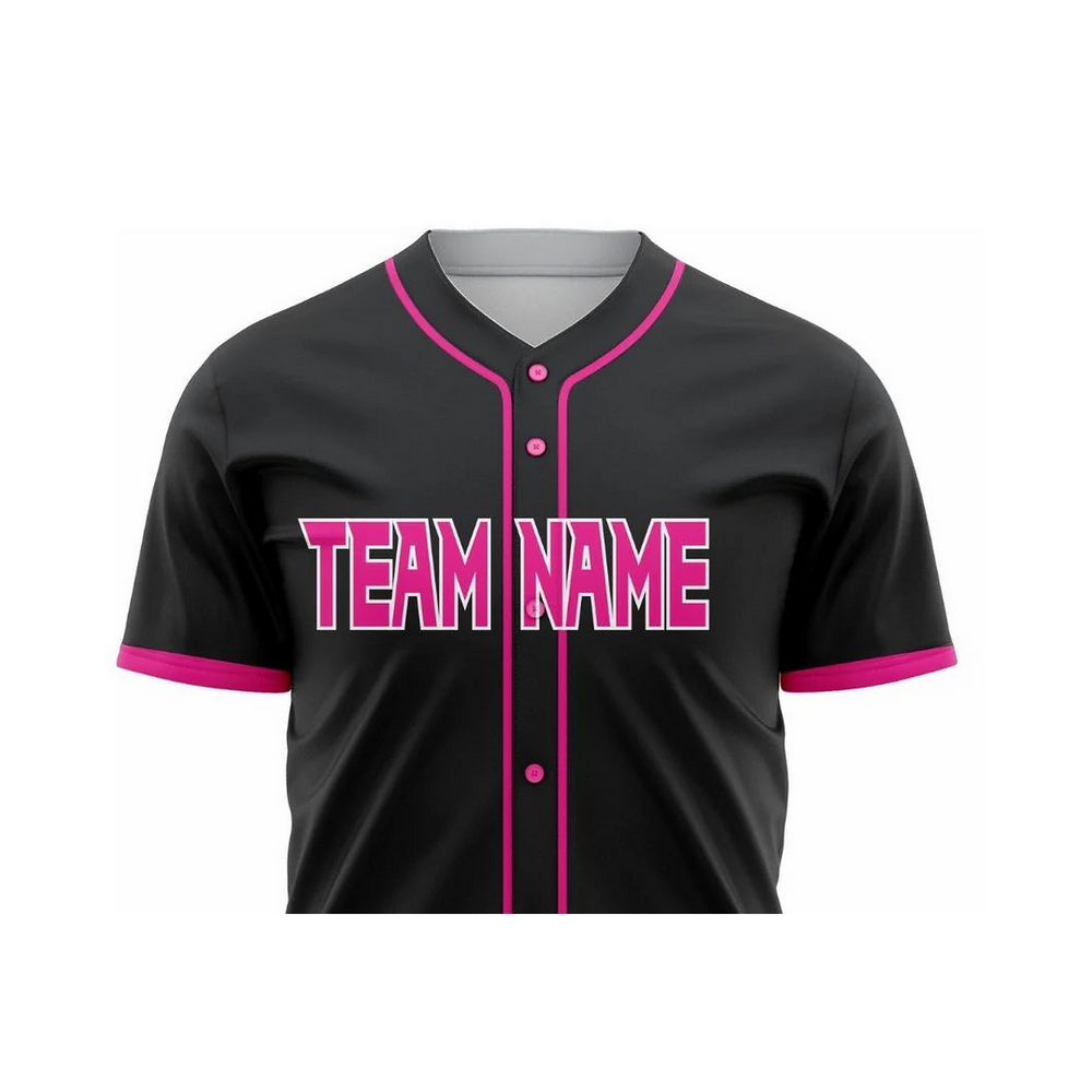 Versus Sportz Custom Softball Jersey- SF7 close-up showing collar, lettering, fabric, and design detail