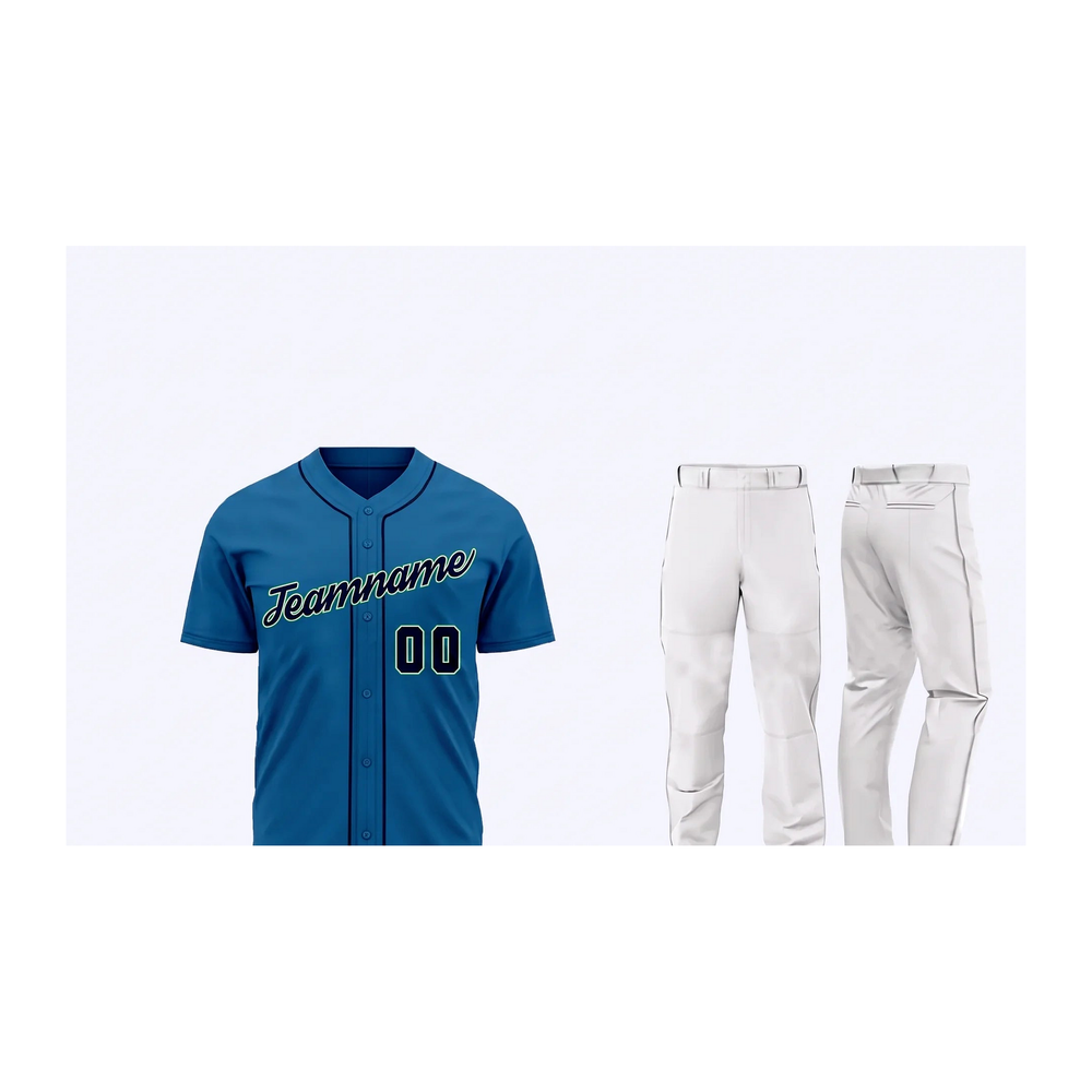 Custom Softball Team Package - SFT3 close-up of primary softball jersey, lettering, and package details