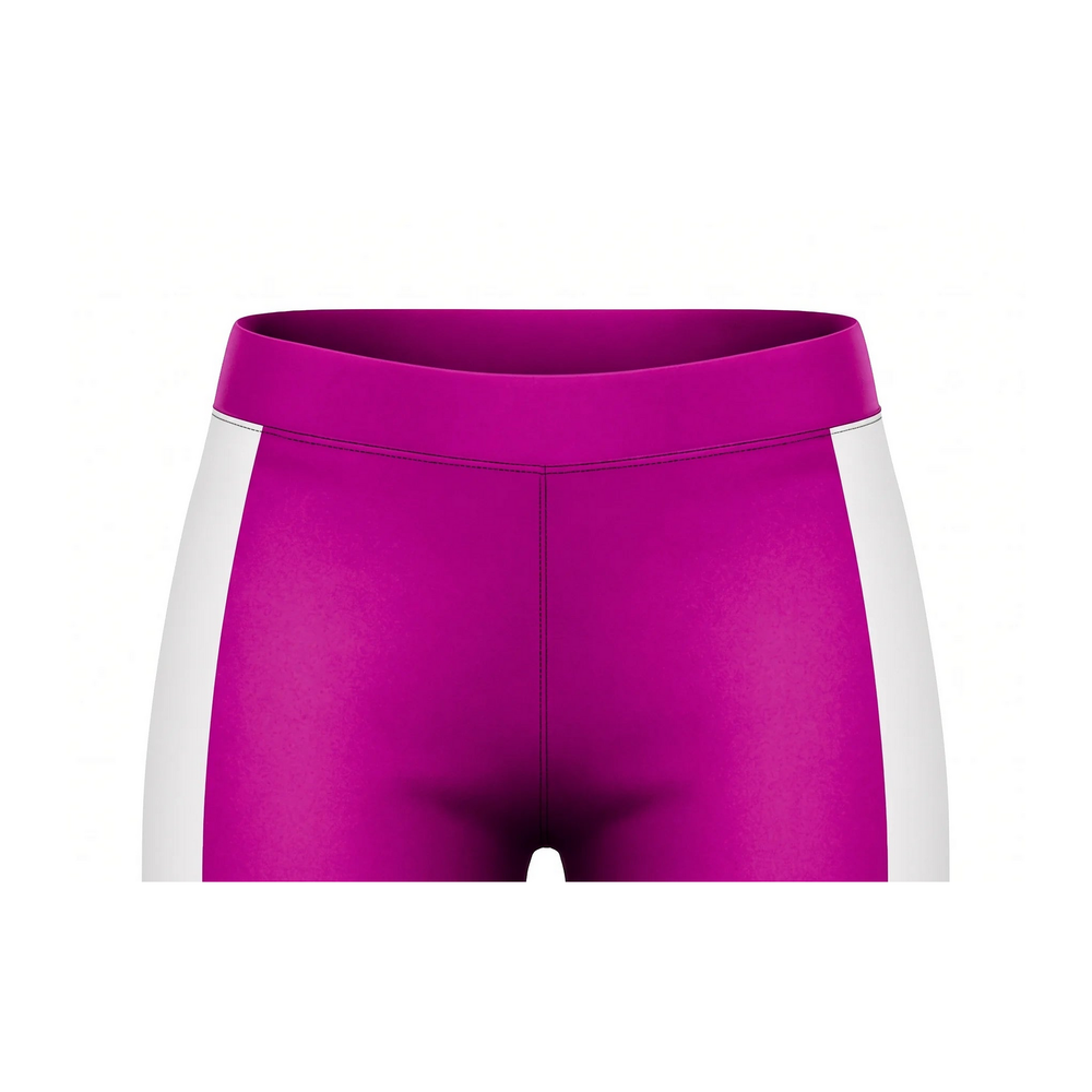 Versus Sportz Custom Spandex Shorts - SPS3 close-up showing waistband, panel construction, and fabric detail